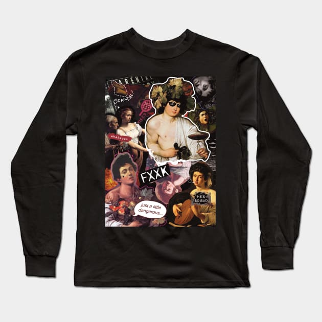 Caravaggio The Bad Boy Long Sleeve T-Shirt by brandi_lin